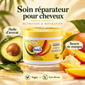 Balea Beauty Essentials – Masque Réparateur Avocat &amp; Beurre de Mangue, 300 ml