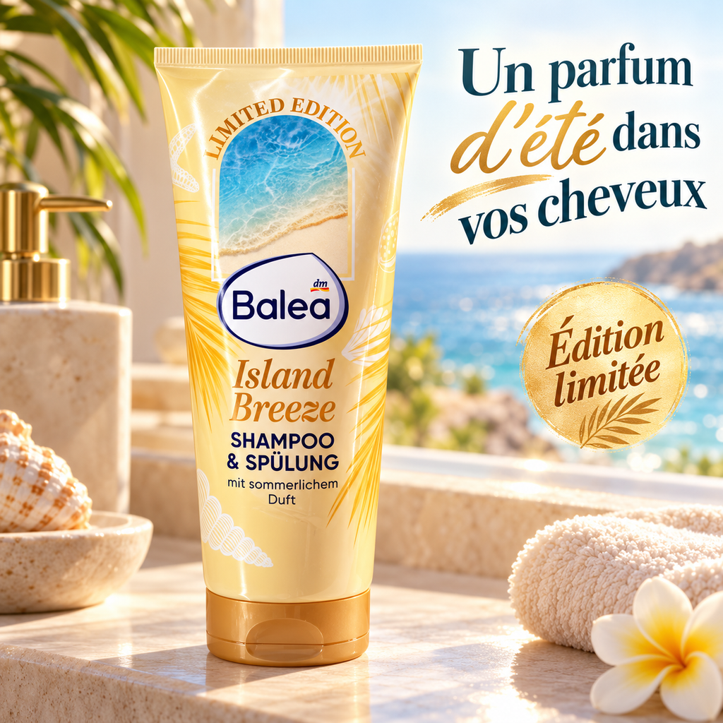 Balea Island Breeze – Shampooing &amp; Après-shampooing 2-en-1, 200 ml