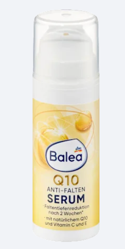 Balea Sérum Visage Q10 + Oméga aux Vitamines C & E – 30 ml