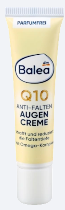 Balea Crème Contour des Yeux Q10 + Oméga – 15 ml