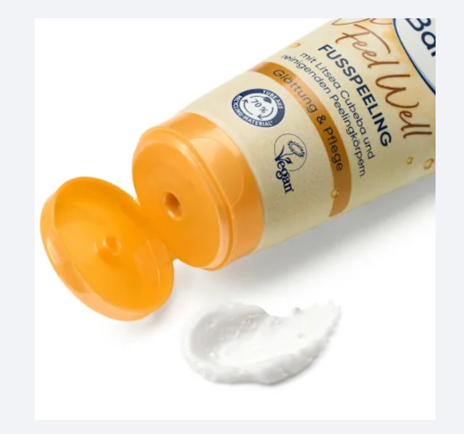 Balea Feel Well Gommage pour les Pieds Litsea Cubeba – 100 ml