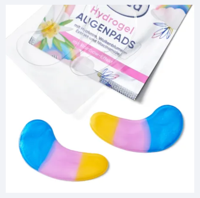 Balea Rainbow Patchs Hydrogel pour les Yeux – 1 paire