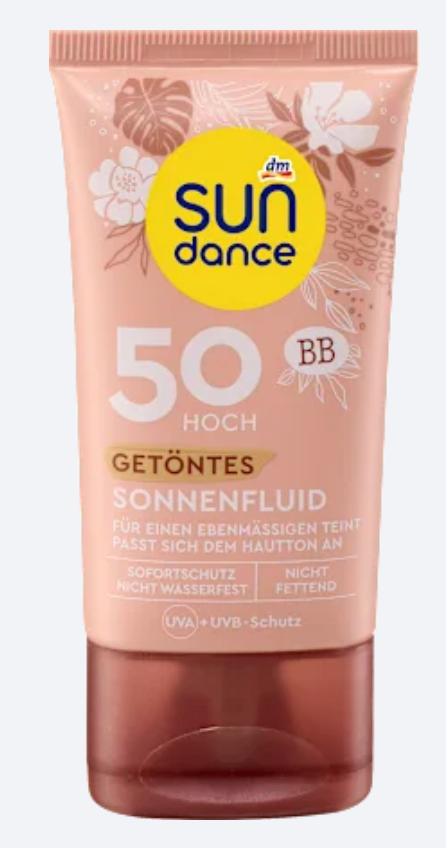 SUNDANCE Fluide Solaire Teinté Visage SPF 50 – 50 ml