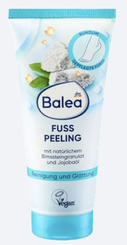 Balea Gommage Pieds Pierre Ponce & Huile de Jojoba – 100 ml