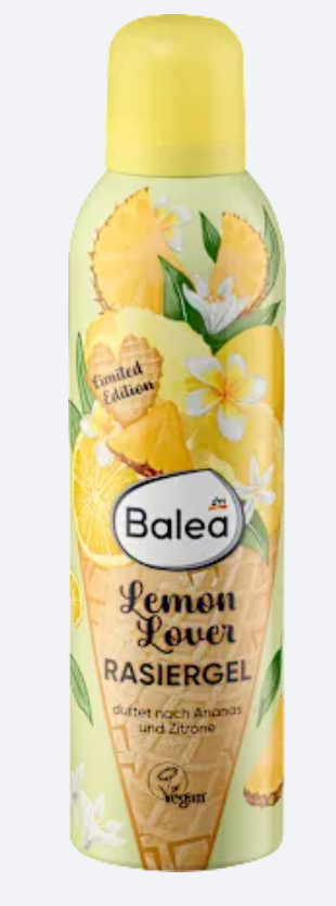 Balea Lemon Lover Gel à Raser Citron & Ananas – 200 ml