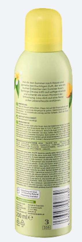 Balea Lemon Lover Gel à Raser Citron & Ananas – 200 ml