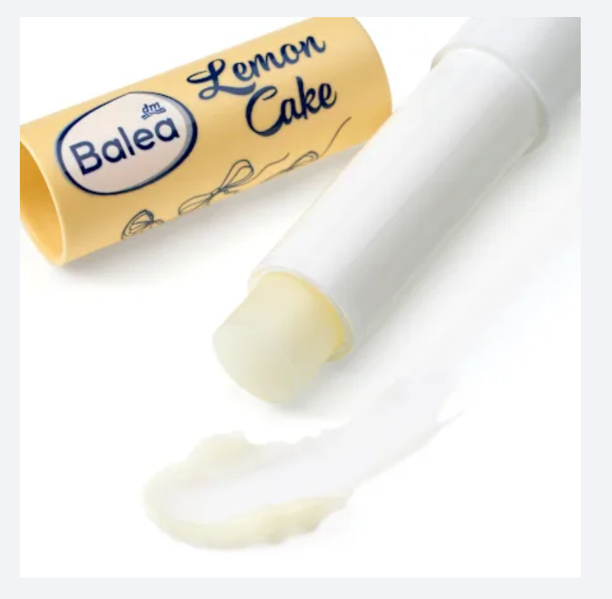 Balea Lemon Cake Baume à Lèvres Karité & Coco Bio – 4,8 g