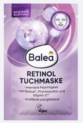 Balea Masque en Tissu au Rétinol, Phytosqualane & Vitamine E – 1 pièce