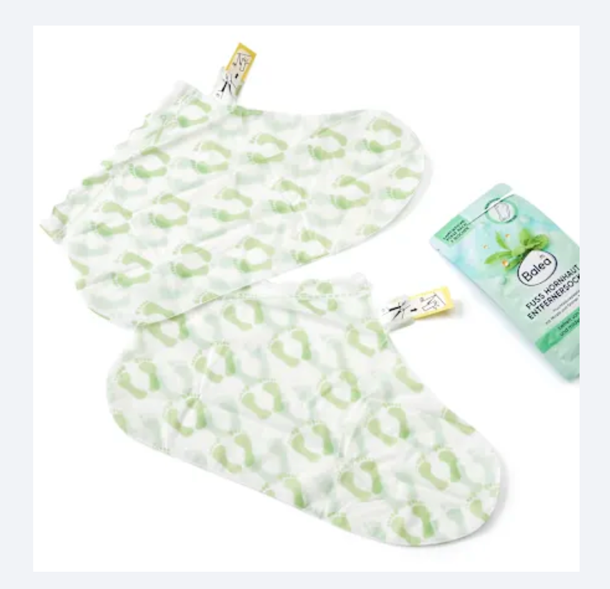 Balea Chaussettes Peeling Anti-Callosités – 1 paire