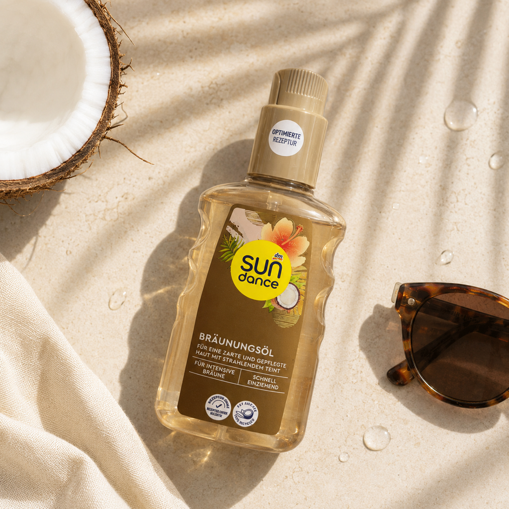 Huile Bronzante SUNDANCE au parfum de coco – 200 ml