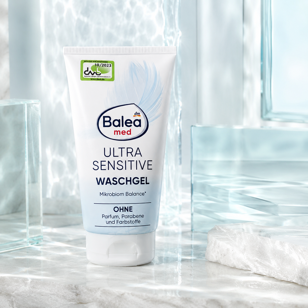 Gel Nettoyant Visage Balea Med Ultra Sensitive – 150 ml