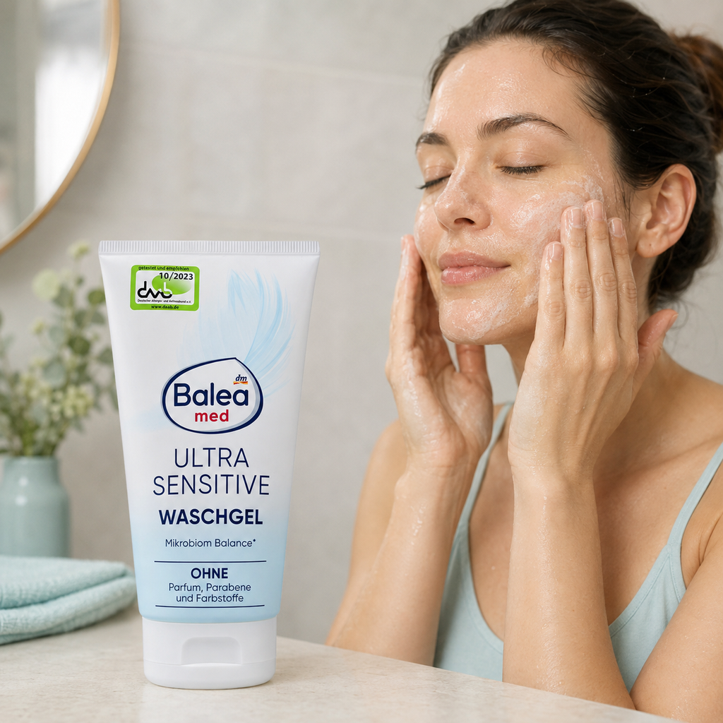 Gel Nettoyant Visage Balea Med Ultra Sensitive – 150 ml