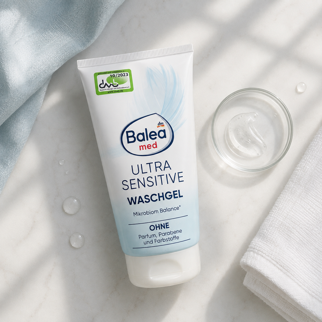 Gel Nettoyant Visage Balea Med Ultra Sensitive – 150 ml