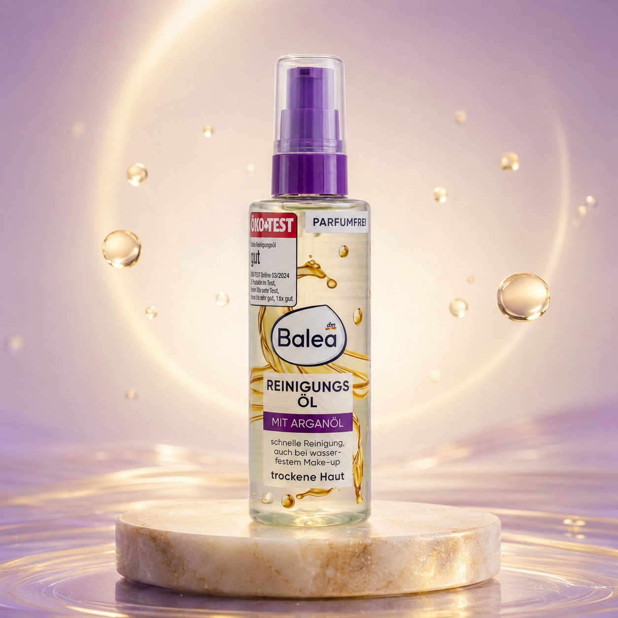 Huile nettoyante visage à l’huile d’argan Balea – 100 ml