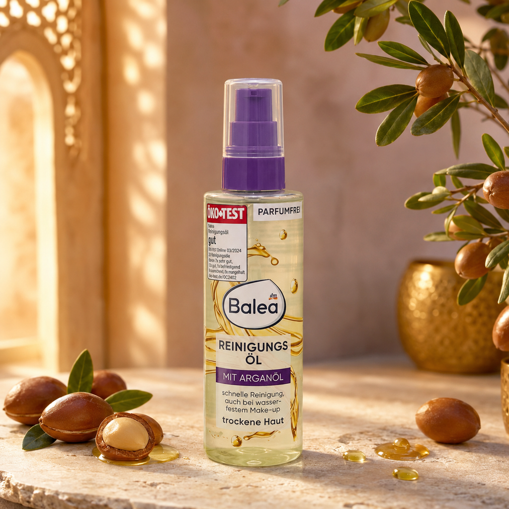 Huile nettoyante visage à l’huile d’argan Balea – 100 ml