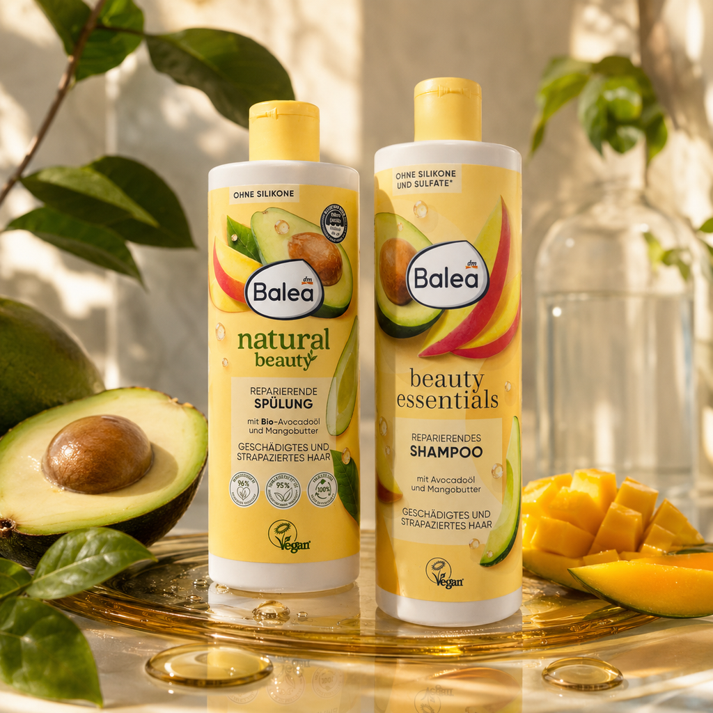 Pack Réparation Balea Avocat & Beurre de mangue – Shampooing + Après-shampooing
