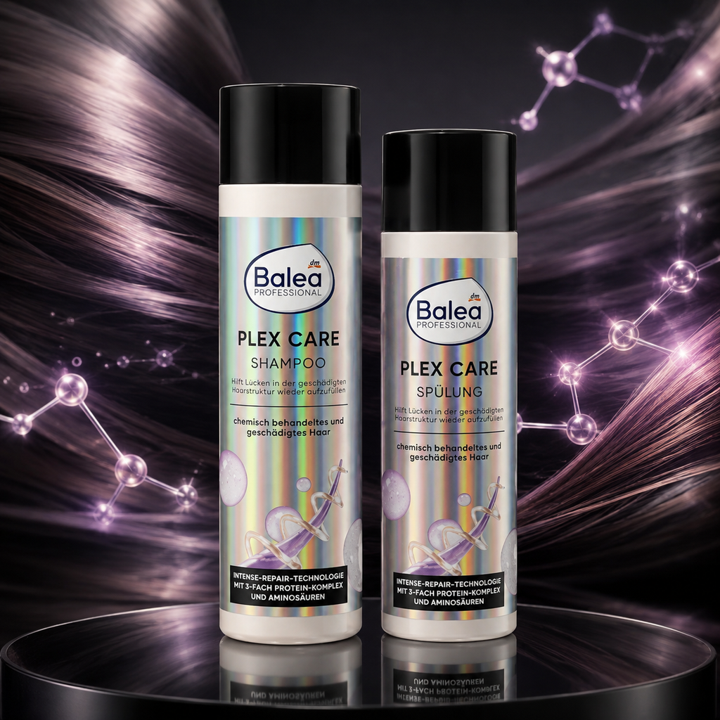 Pack Balea Professional Plex Care – Shampooing réparateur 250 ml + Après-shampooing 200 ml