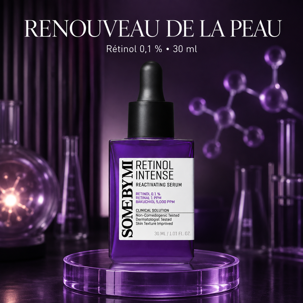 SOME BY MI Retinol Intense Reactivating Serum – Rétinol 0,1 %, 30 ml