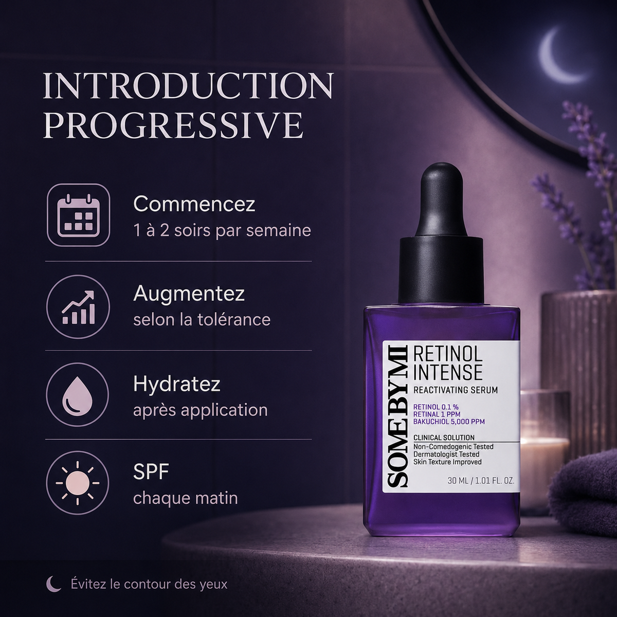 SOME BY MI Retinol Intense Reactivating Serum – Rétinol 0,1 %, 30 ml