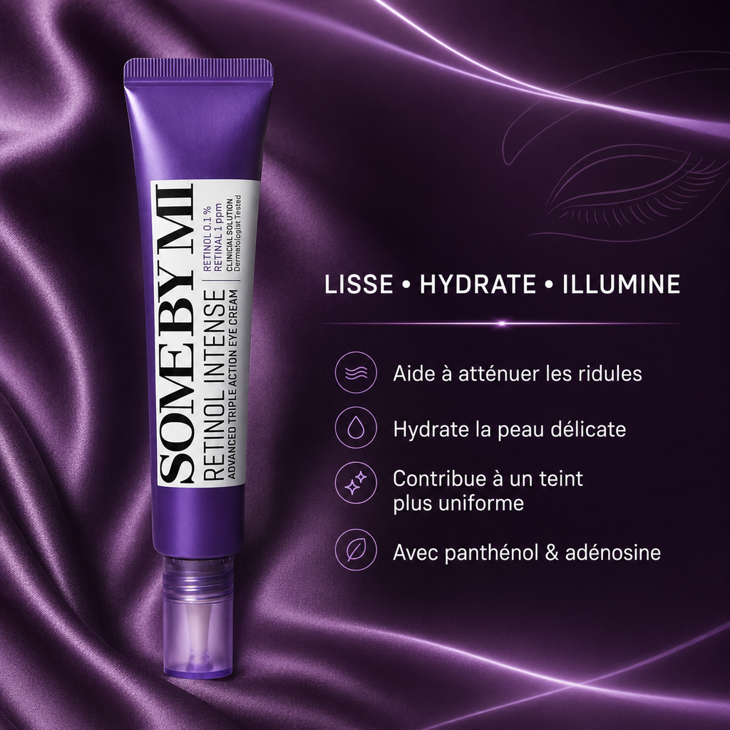 SOME BY MI Retinol Intense Eye Cream – Contour des yeux au rétinol 0,1 %, 30 ml