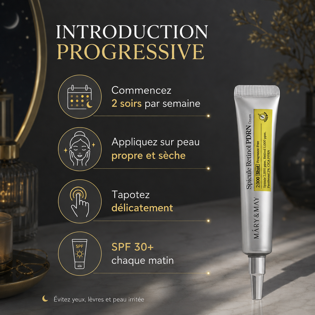 Mary&May Spicule Retinol PDRN Cream – Soin anti-âge au rétinol, 15 g