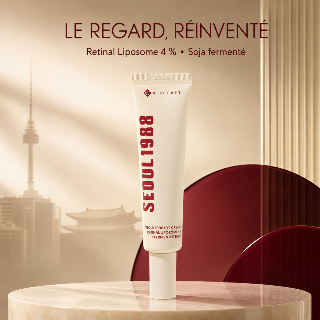 K-SECRET SEOUL 1988 Crème Yeux – Retinal Liposome 4 % & Soja Fermenté, 30 ml