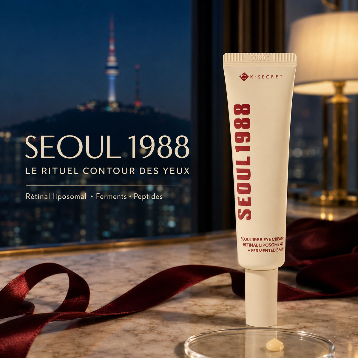 K-SECRET SEOUL 1988 Crème Yeux – Retinal Liposome 4 % & Soja Fermenté, 30 ml