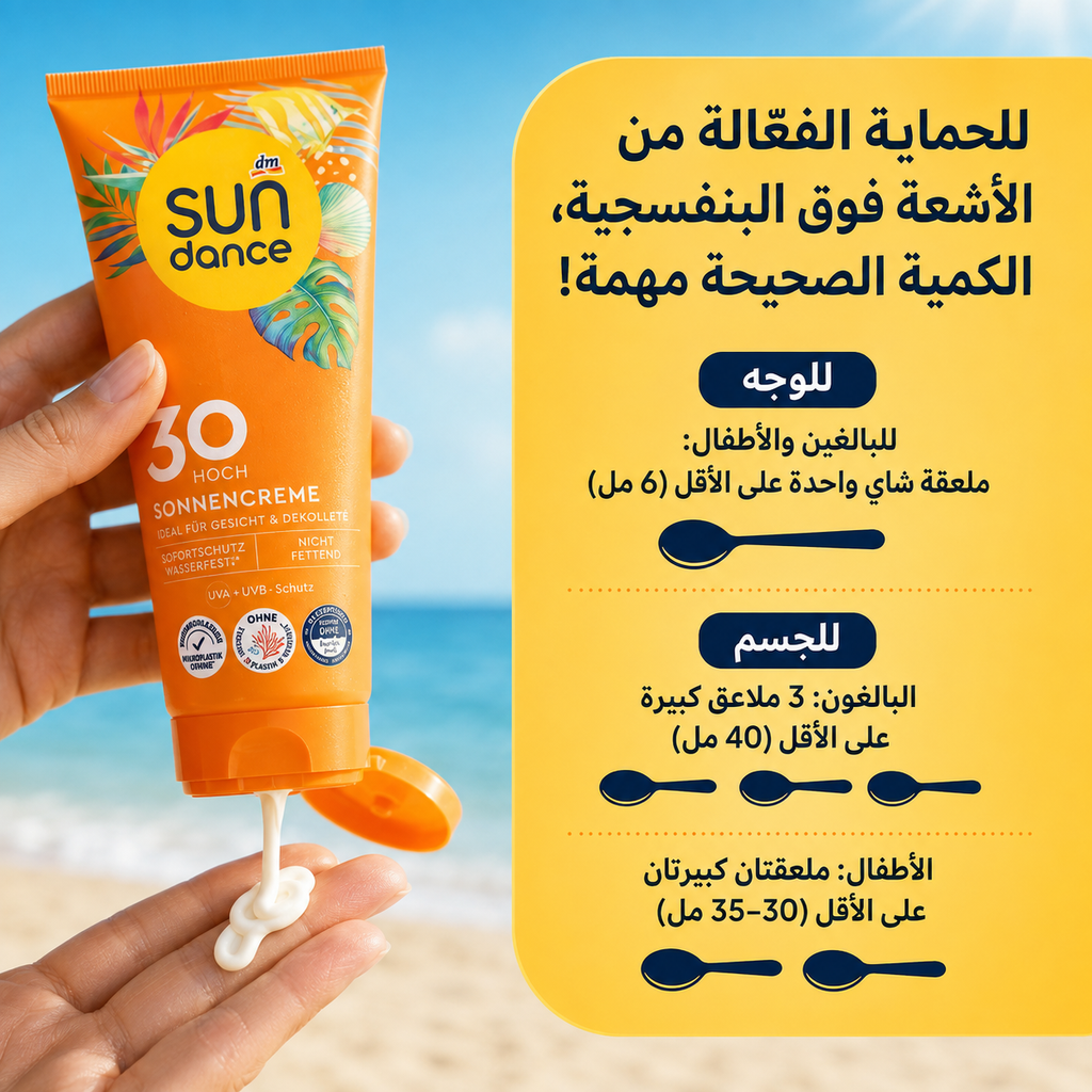 SUNDANCE Crème Solaire Visage & Décolleté SPF 30 – Haute Protection